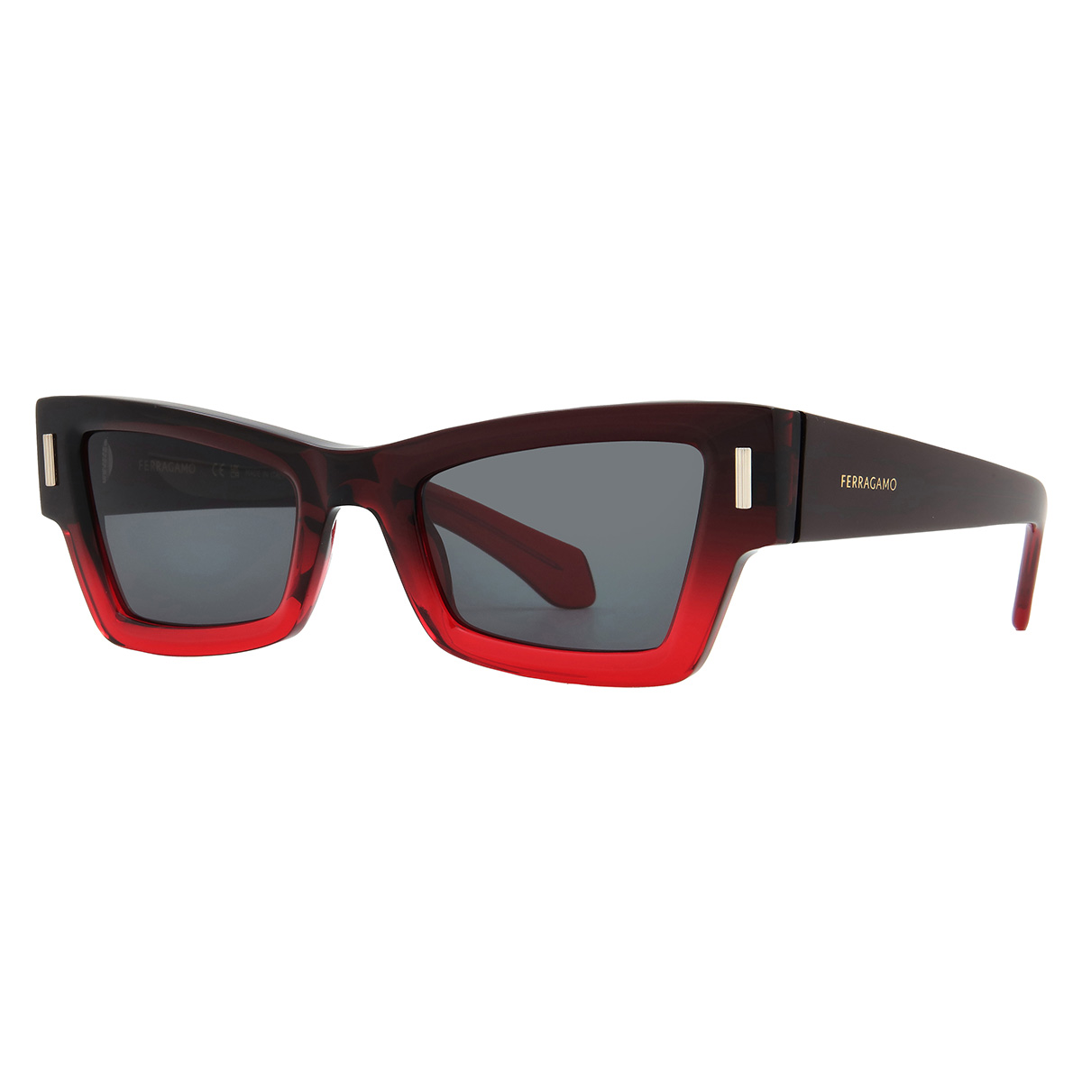 ferragamo grey cat eye ladies sunglasses sf2006s 615 53 ferragamo grey cat eye ladies sunglasses sf2006s 615 53