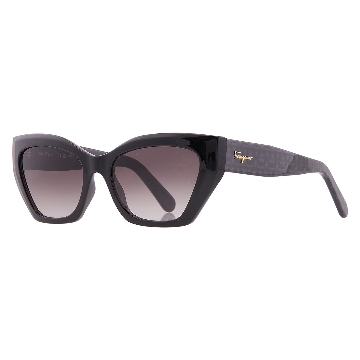 ferragamo grey gradient cat eye ladies sunglasses sf1043s 001 54 ferragamo grey gradient cat eye ladies sunglasses sf1043s 001 54