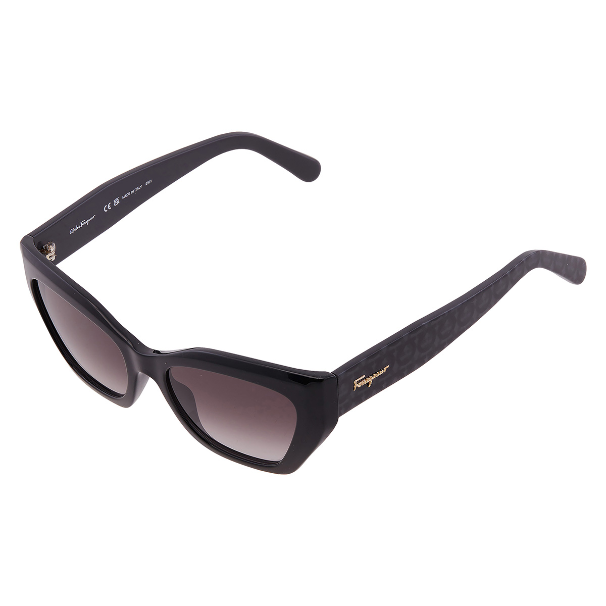 ferragamo grey gradient cat eye ladies sunglasses sf1043s 001 54 ferragamo grey gradient cat eye ladies sunglasses sf1043s 001 54