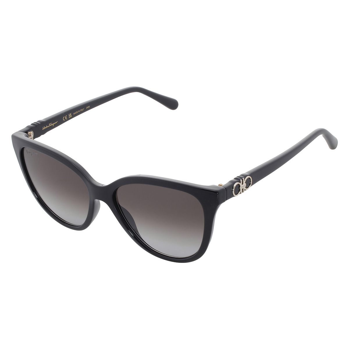 ferragamo grey gradient cat eye ladies sunglasses sf1056s 001 57 ferragamo grey gradient cat eye ladies sunglasses sf1056s 001 57