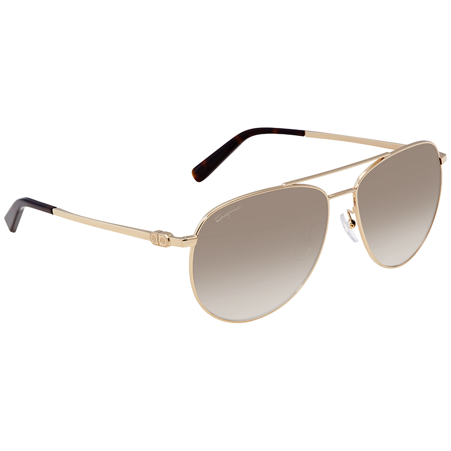 ferragamo grey gradient pilot sunglasses sf157s 717 60 ferragamo grey gradient pilot sunglasses sf157s 717 60