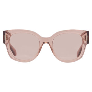 Home ferragamo pink oval ladies sunglasses sf2007s 260 51