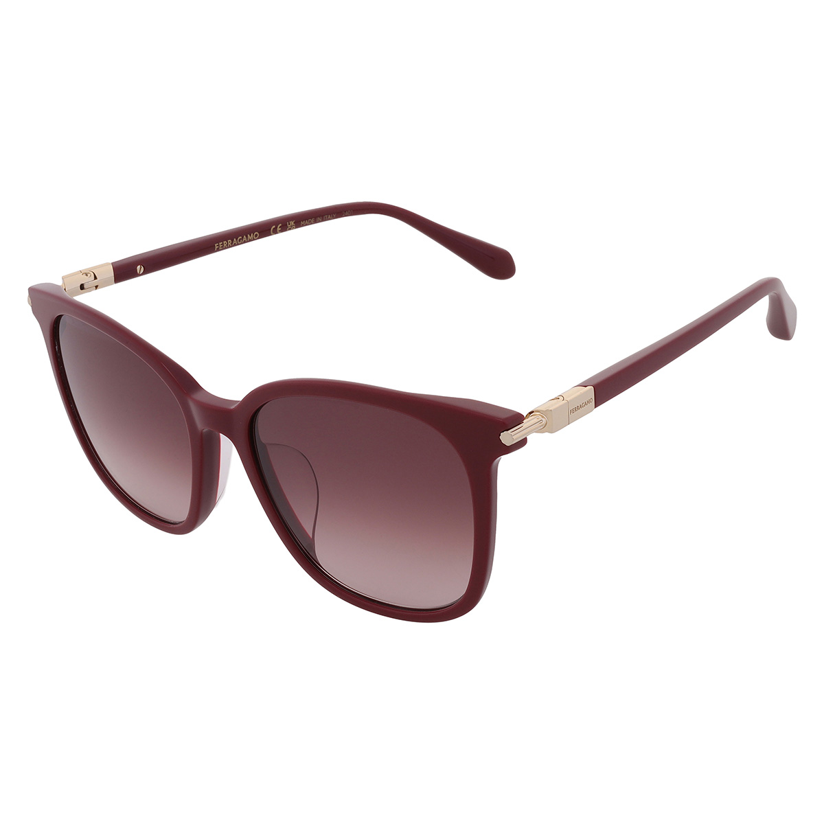 ferragamo burgundy gradient square ladies sunglasses sf1113slb 606 56 ferragamo burgundy gradient square ladies sunglasses sf1113slb 606 56