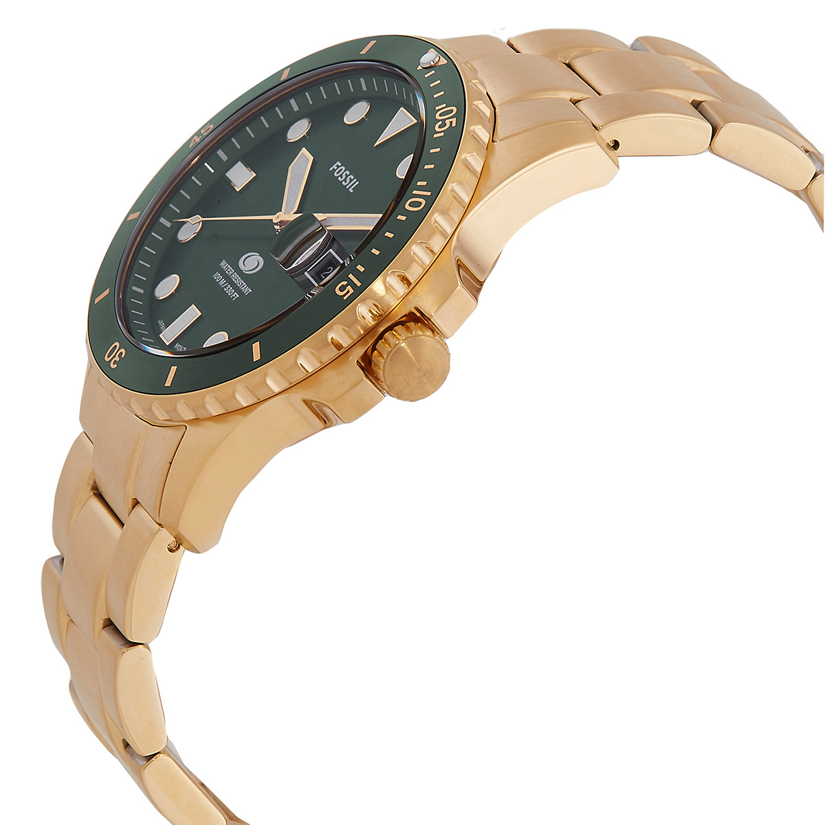 fossil blue dive quartz green dial men's watch fs6030 fossil blue dive quartz green dial men's watch fs6030