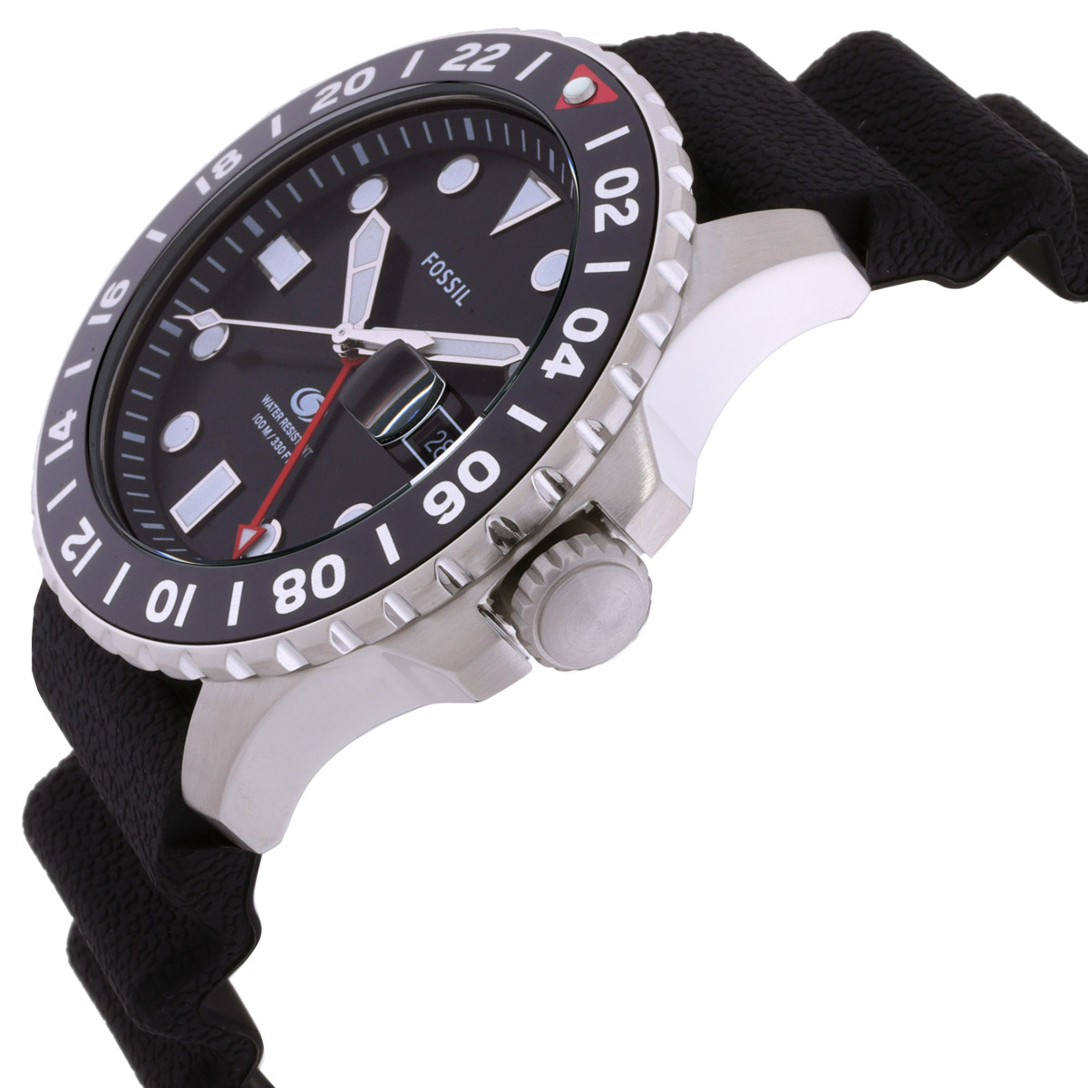 fossil blue gmt quartz black dial men's watch fs6036 fossil blue gmt quartz black dial men's watch fs6036