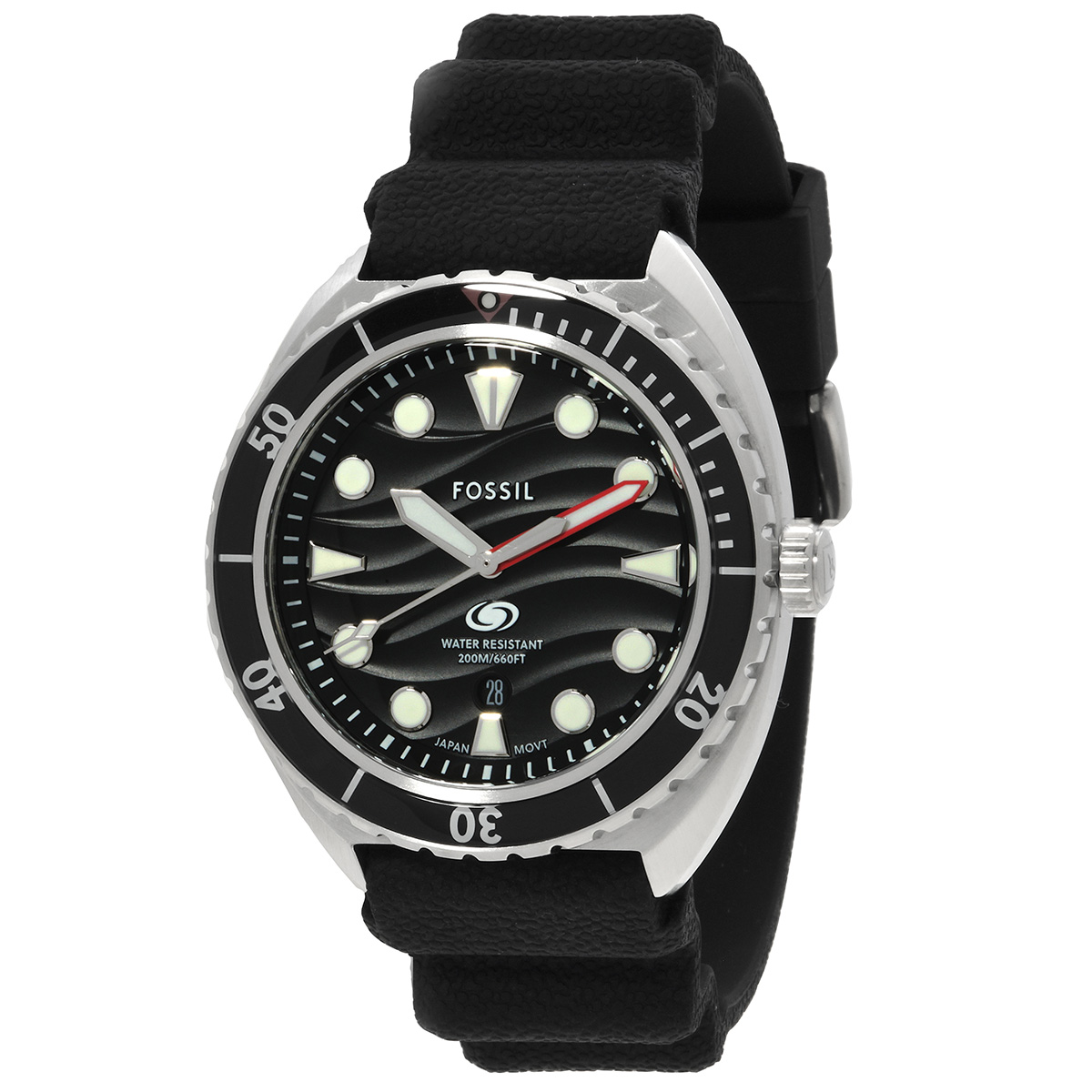 fossil breaker quartz black dial men's watch fs6062 fossil breaker quartz black dial men's watch fs6062