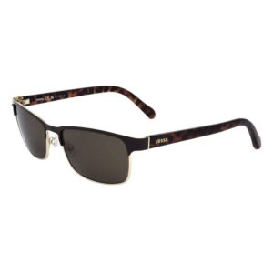 fossil bronze rectangular men's sunglasses fos 3000/p/s 009q/sp 57