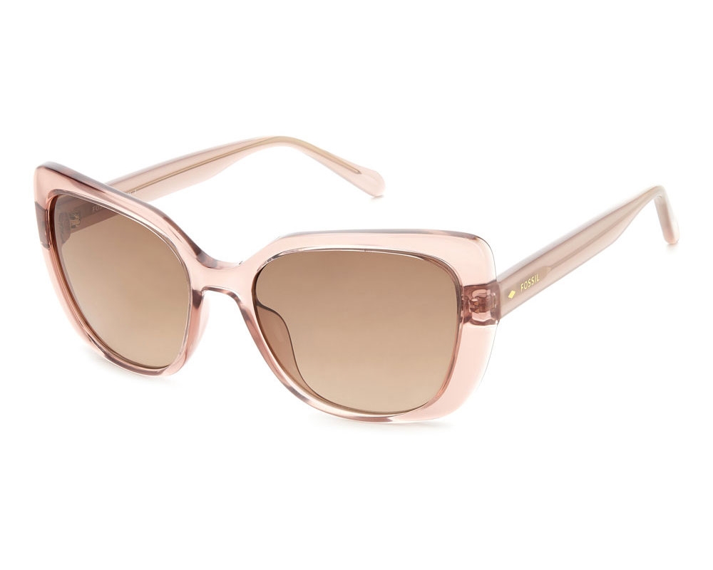 fossil brown gradient butterfly ladies sunglasses fos 3143/s 02t3/ha 55 fossil brown gradient butterfly ladies sunglasses fos 3143/s 02t3/ha 55