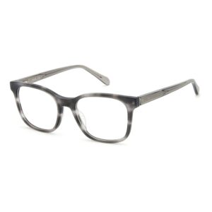 fossil demo rectangular men's sunglasses fos 7135/g 02w8 53