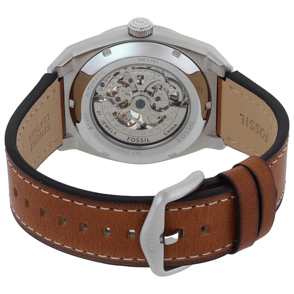 fossil everett automatic green dial men's watch me3261 fossil everett automatic green dial men's watch me3261