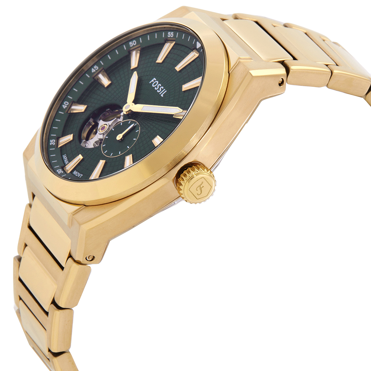 fossil everett automatic green dial men's watch me3276 fossil everett automatic green dial men's watch me3276