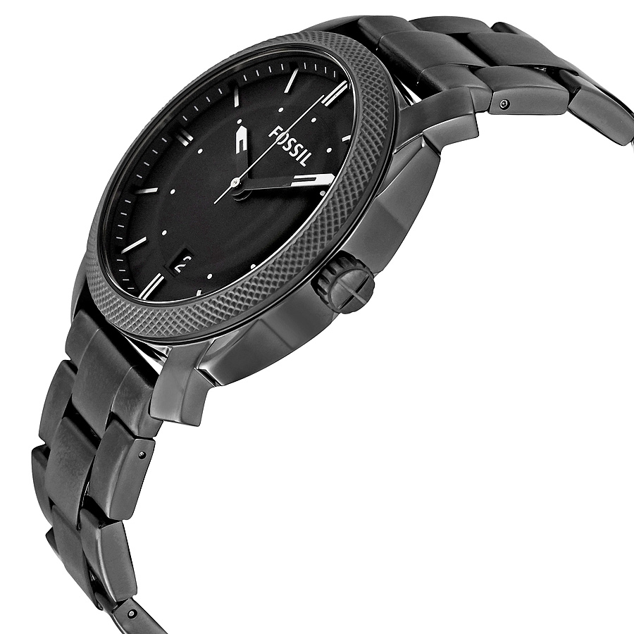 fossil machine black dial smoke ion plated men's watch fs4774 fossil machine black dial smoke ion plated men's watch fs4774