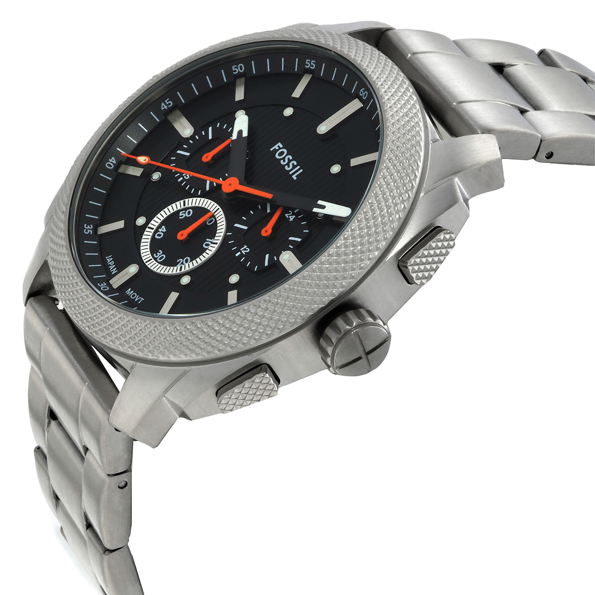 fossil machine chronograph quartz black dial men's watch fs6095 fossil machine chronograph quartz black dial men's watch fs6095