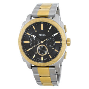 fossil machine chronograph quartz black dial men's watch fs6159
