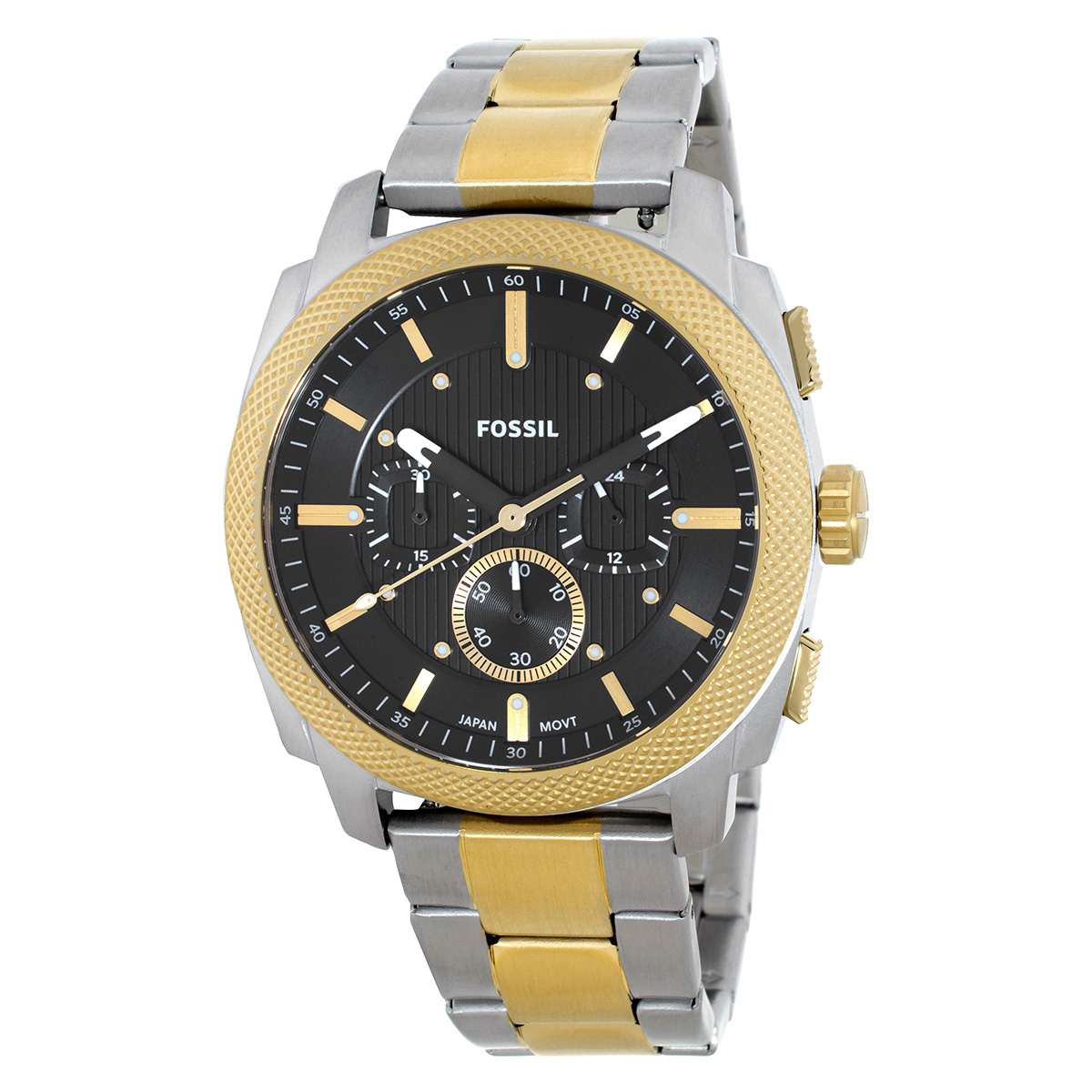 fossil machine chronograph quartz black dial men's watch fs6159 fossil machine chronograph quartz black dial men's watch fs6159