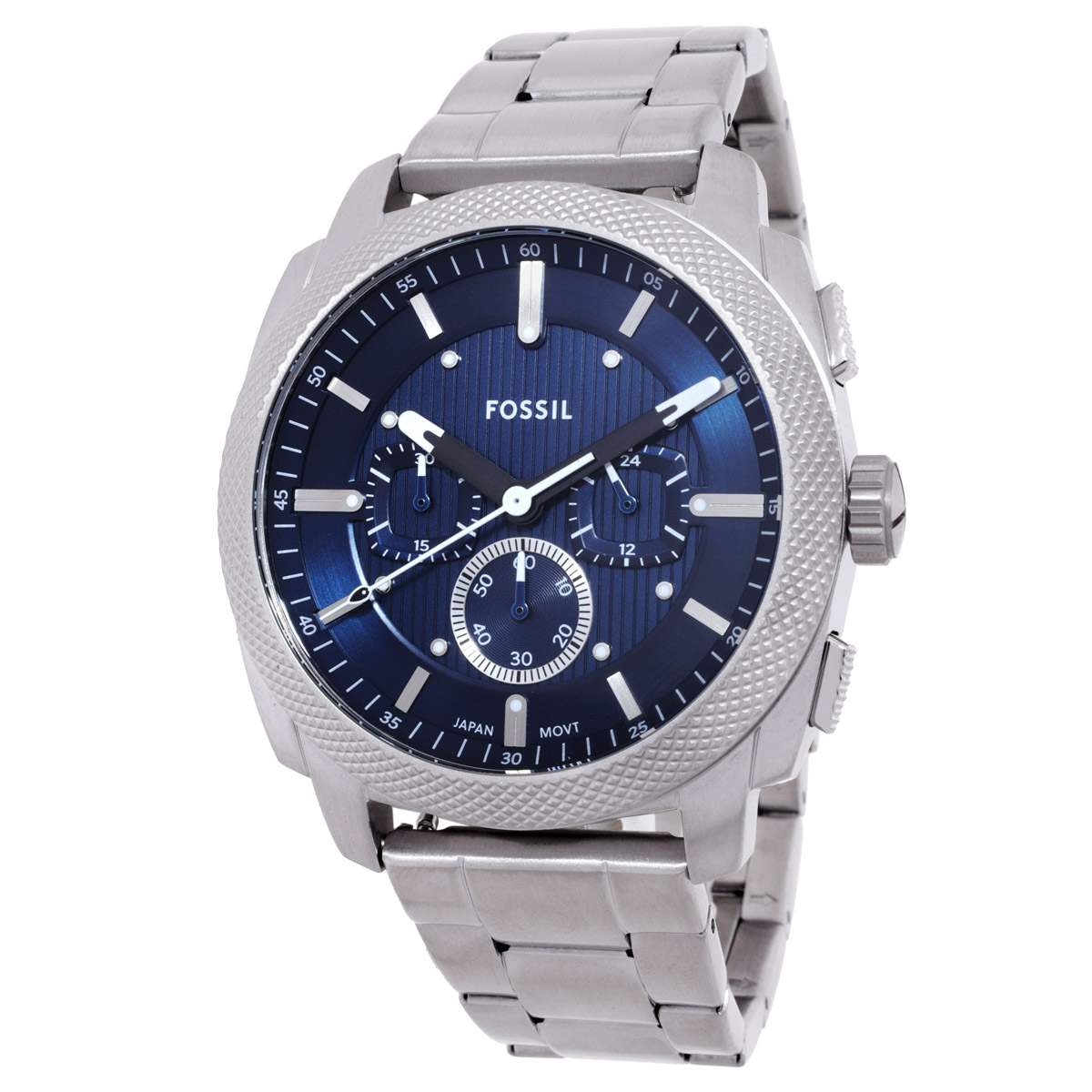 fossil machine chronograph quartz blue dial men's watch fs6096 fossil machine chronograph quartz blue dial men's watch fs6096