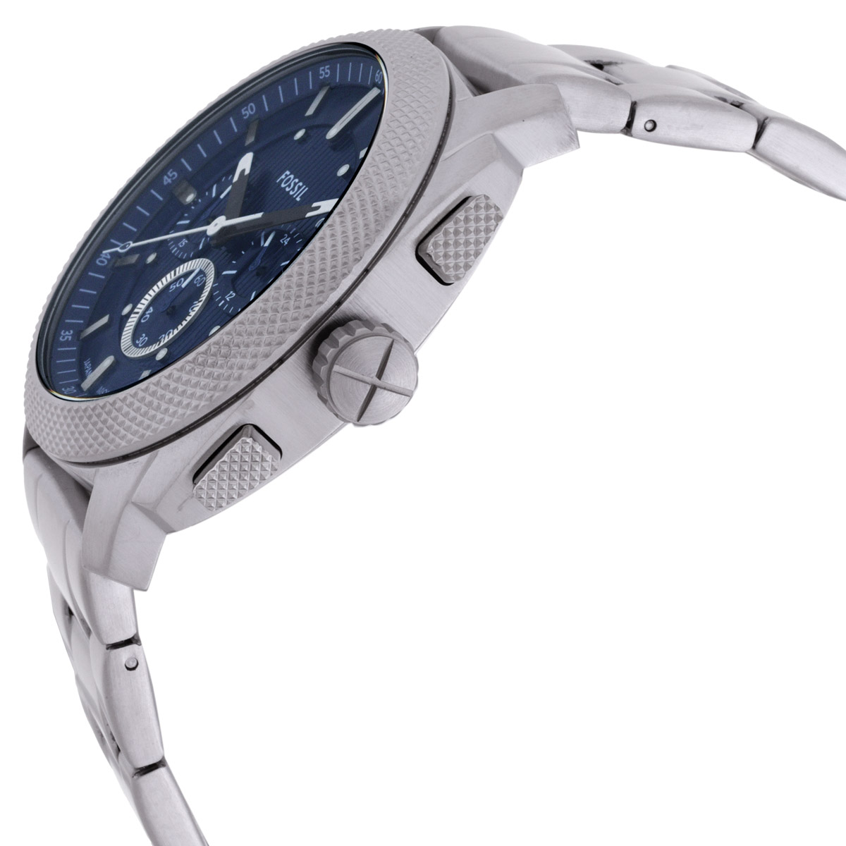 fossil machine chronograph quartz blue dial men's watch fs6096 fossil machine chronograph quartz blue dial men's watch fs6096