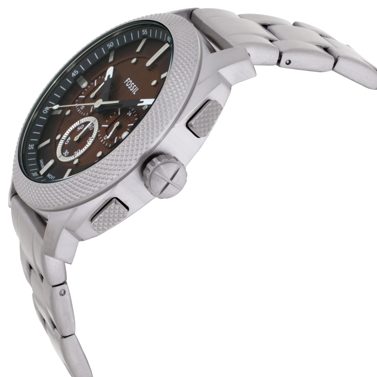 fossil machine chronograph quartz brown dial men's watch fs6144 fossil machine chronograph quartz brown dial men's watch fs6144