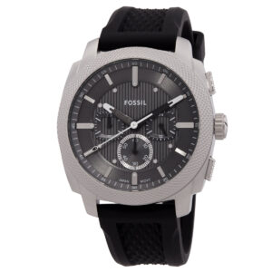 fossil machine chronograph quartz men's watch and bracelet set fs6145set