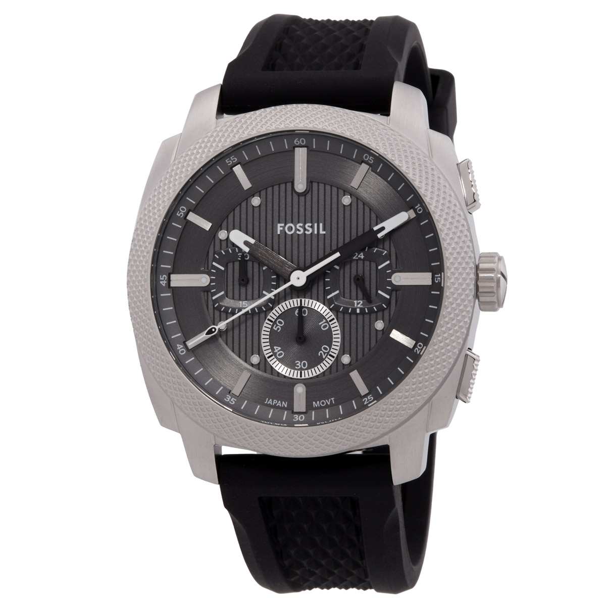 fossil machine chronograph quartz men's watch and bracelet set fs6145set fossil machine chronograph quartz men's watch and bracelet set fs6145set