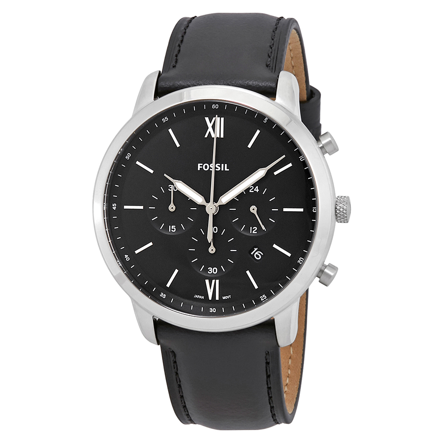 fossil neutra chronograph quartz black dial men's watch fs5452 fossil neutra chronograph quartz black dial men's watch fs5452