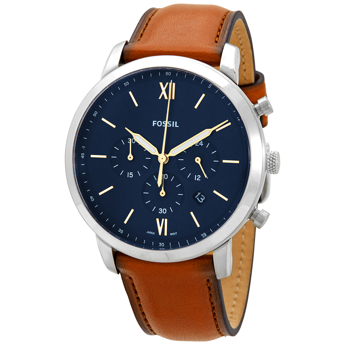 fossil neutra chronograph quartz blue dial men's watch fs5453 fossil neutra chronograph quartz blue dial men's watch fs5453