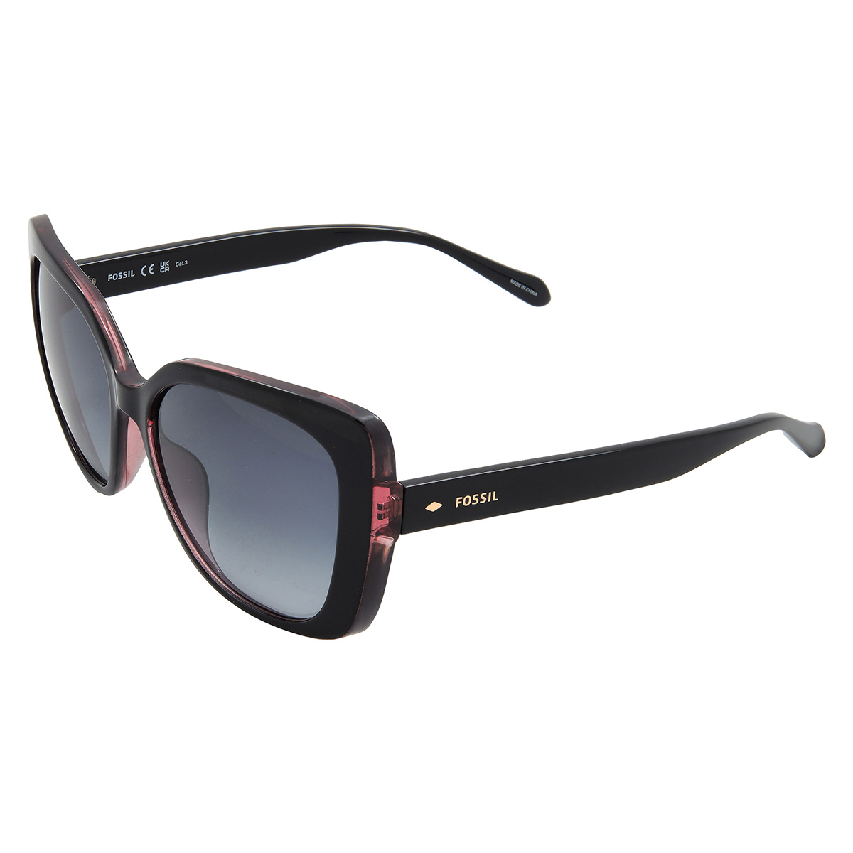 fossil smoke gradient butterfly ladies sunglasses fos3143s 0807/9o 55 fossil smoke gradient butterfly ladies sunglasses fos3143s 0807/9o 55