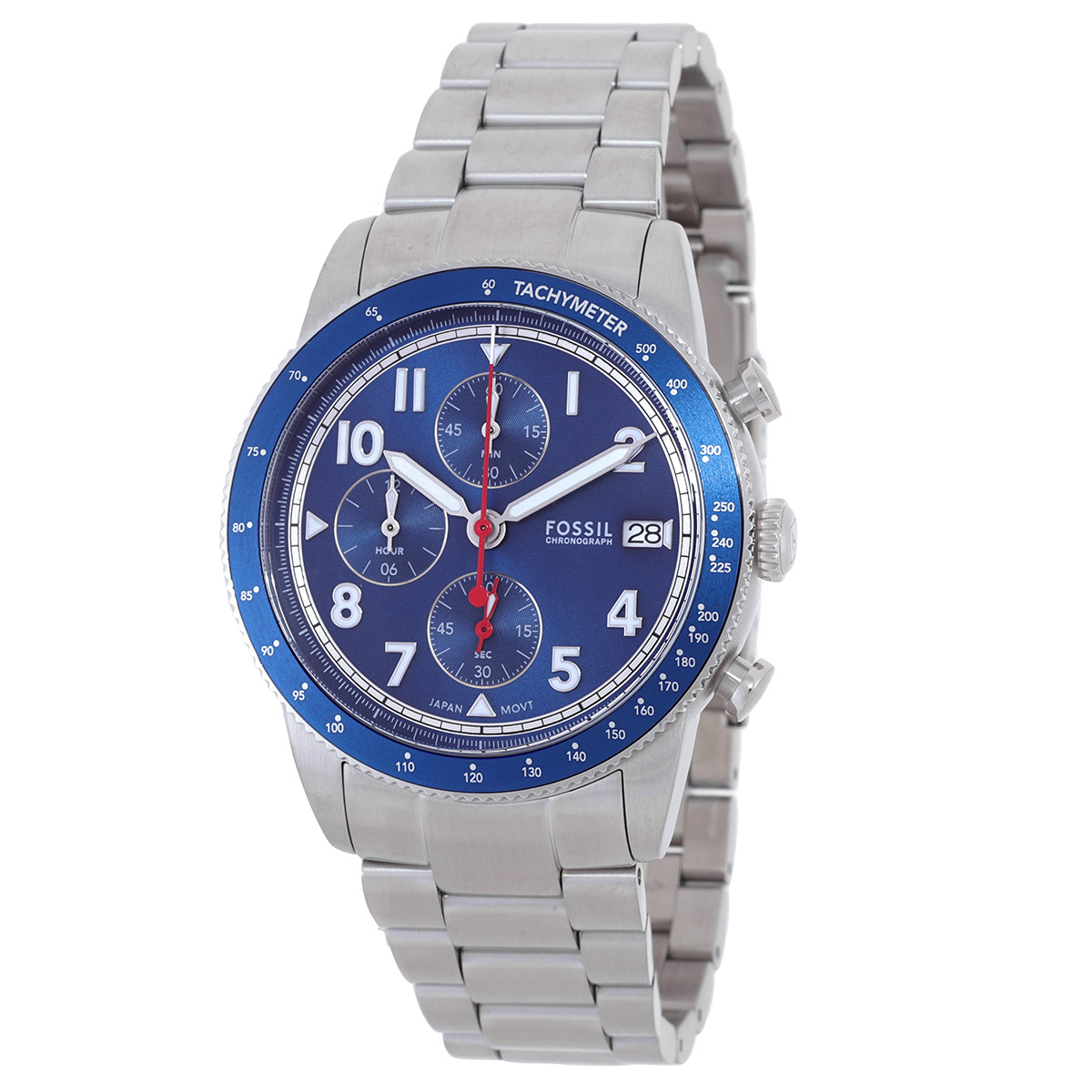 fossil sport tourer chronograph quartz blue dial men's watch fs6047 fossil sport tourer chronograph quartz blue dial men's watch fs6047