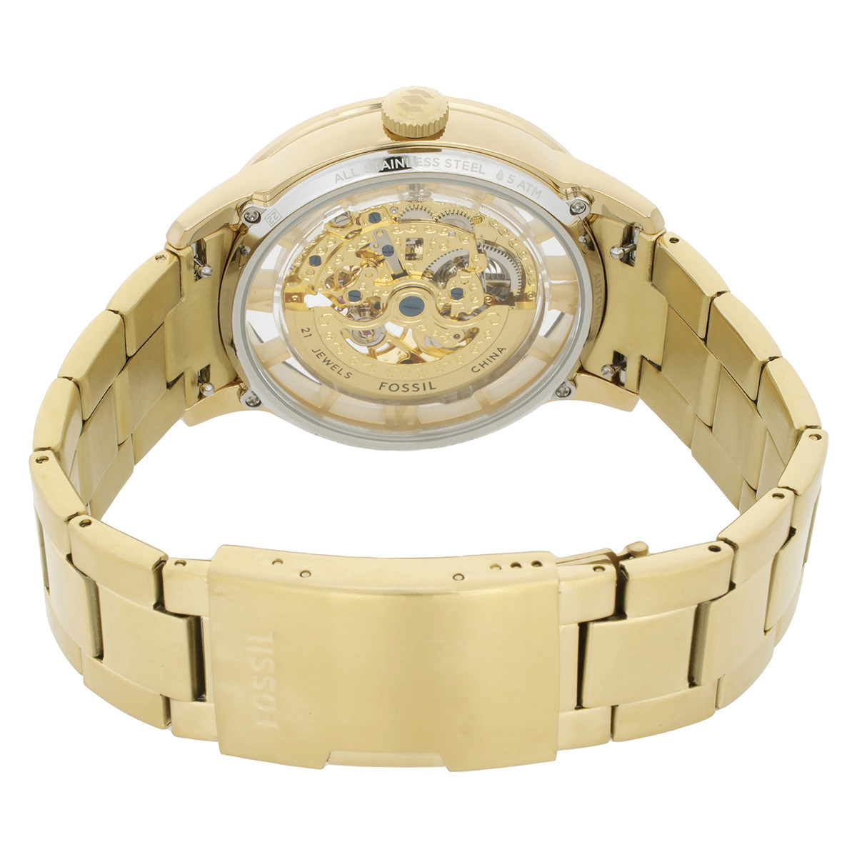 fossil townsman automatic skeleton dial men's watch me3280 fossil townsman automatic skeleton dial men's watch me3280