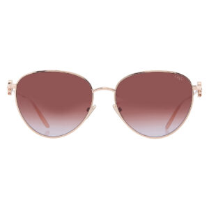 fred brown blue cat eye ladies sunglasses fg40031u cl 33f 56