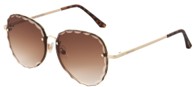 Витрина frye brown oval ladies sunglasses 10260423.com gldbrn