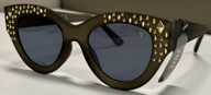 frye smoke cat eye ladies sunglasses 10262158.fry brnsmk