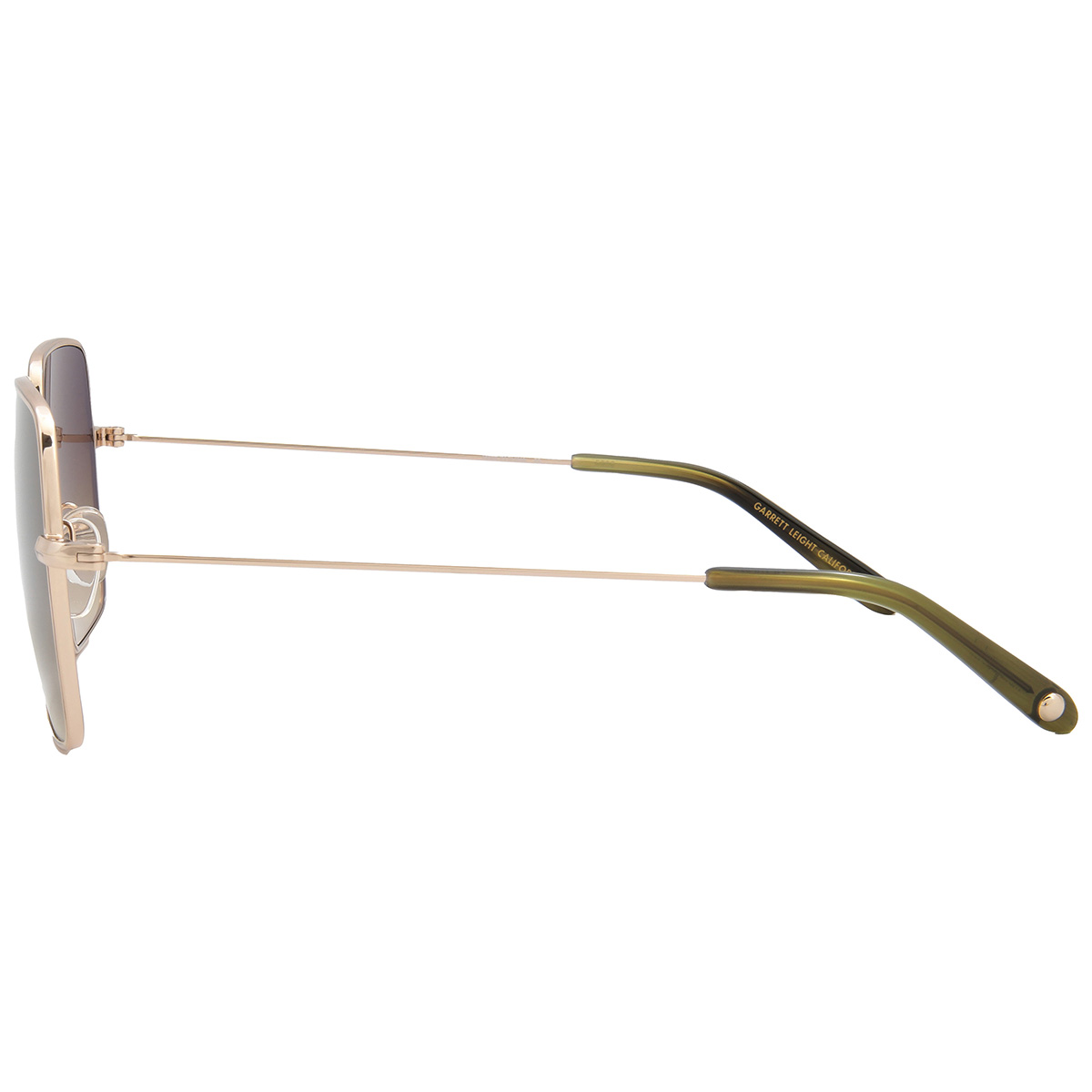 garrett leight meadow sun olive gradient square ladies sunglasses 4067 g dgfr/og 56 garrett leight meadow sun olive gradient square ladies sunglasses 4067 g dgfr/og 56
