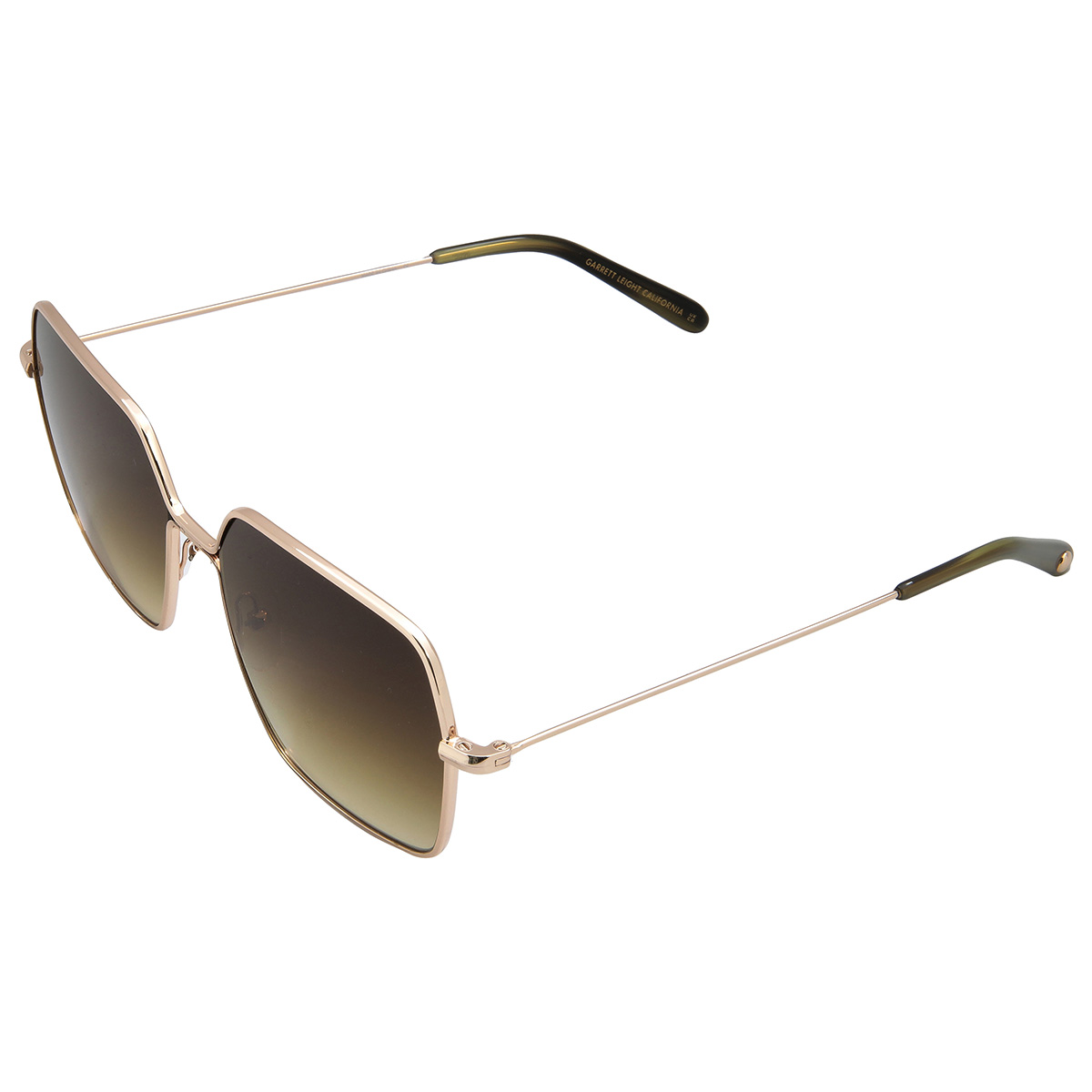 garrett leight meadow sun olive gradient square ladies sunglasses 4067 g dgfr/og 56 garrett leight meadow sun olive gradient square ladies sunglasses 4067 g dgfr/og 56