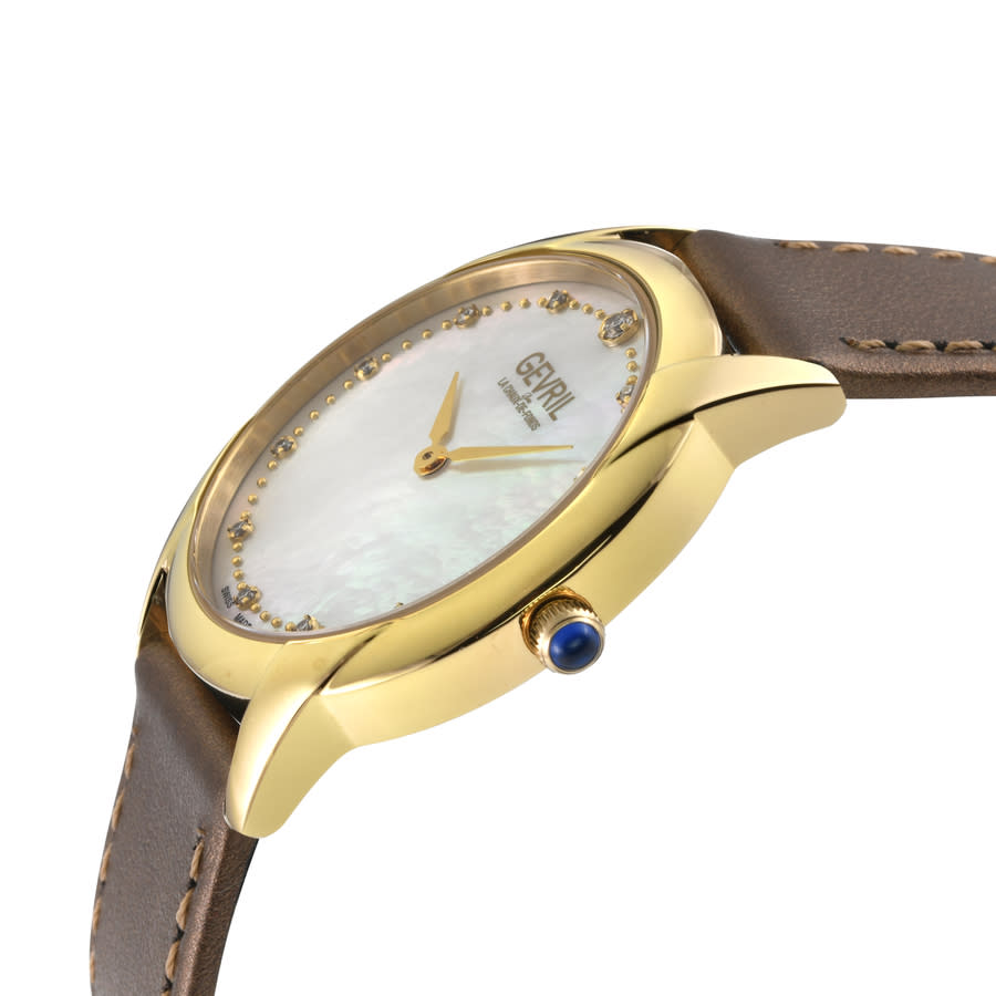 gevril airolo diamond mother of pearl dial ladies watch 13021 gevril airolo diamond mother of pearl dial ladies watch 13021