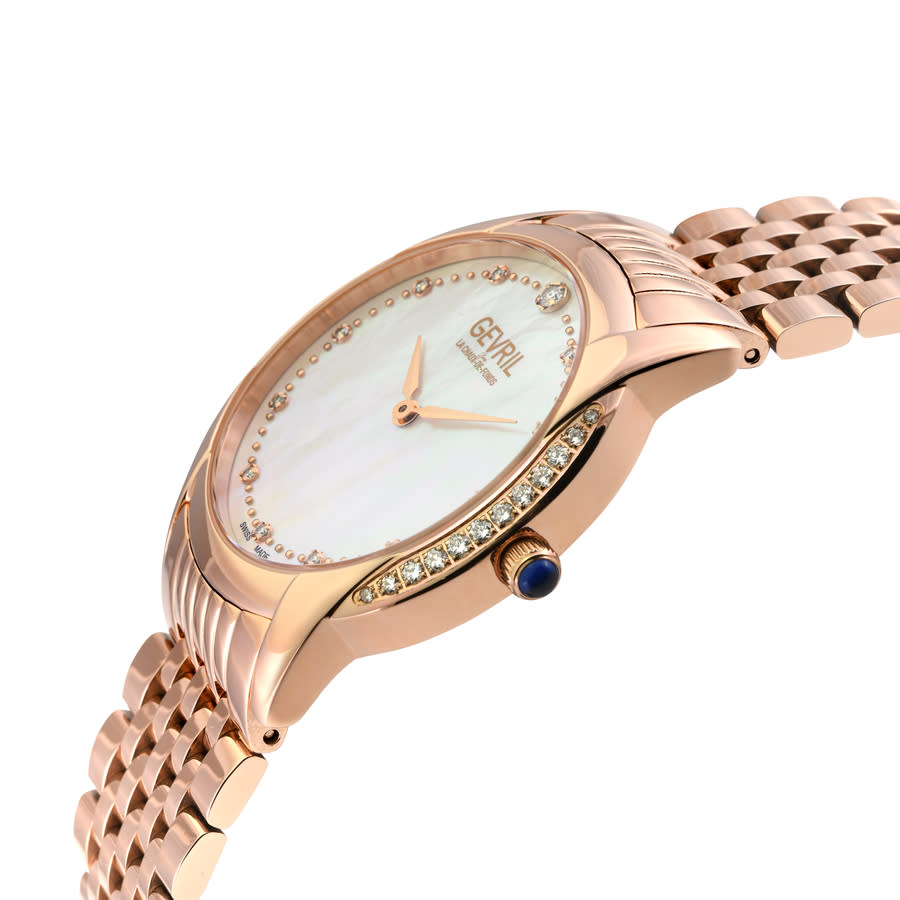 gevril airolo diamond mother of pearl dial ladies watch 13151b gevril airolo diamond mother of pearl dial ladies watch 13151b