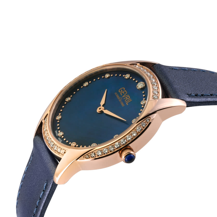 gevril airolo diamond mother of pearl dial ladies watch 13253 gevril airolo diamond mother of pearl dial ladies watch 13253
