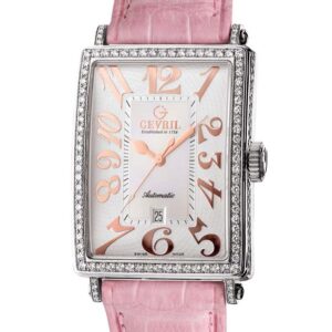 gevril avenue of americas glamour automatic ladies watch 6208rv