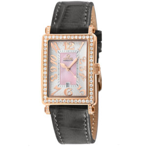 gevril avenue of americas mini diamond quartz ladies watch 7345rl
