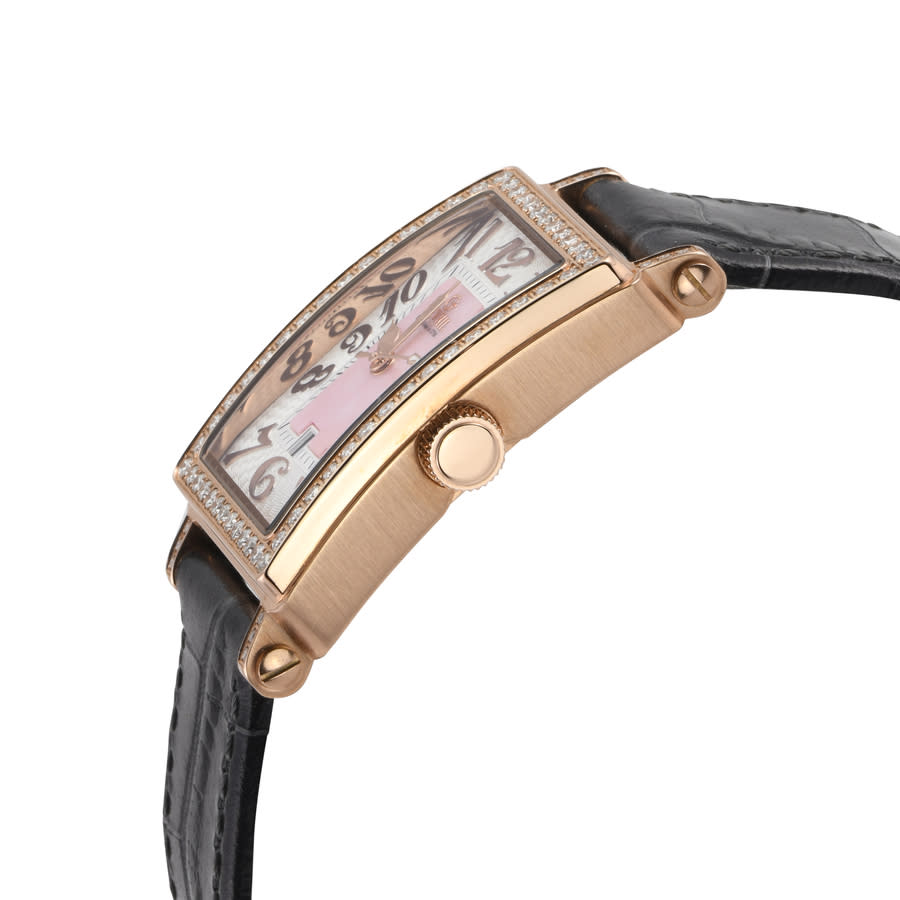gevril avenue of americas mini diamond quartz ladies watch 7345rl gevril avenue of americas mini diamond quartz ladies watch 7345rl