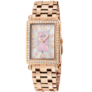 gevril avenue of americas mini diamond quartz ladies watch 7345rlb