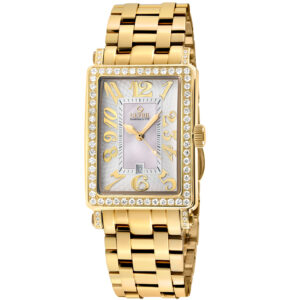 gevril avenue of americas mini diamond quartz ladies watch 7444ylb