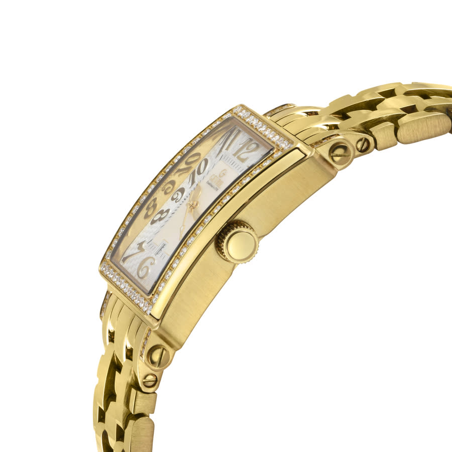 gevril avenue of americas mini diamond quartz ladies watch 7444ylb gevril avenue of americas mini diamond quartz ladies watch 7444ylb