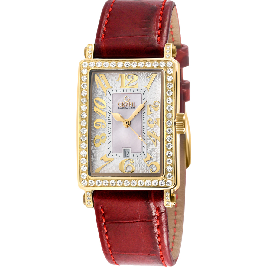 gevril avenue of americas mini diamond quartz ladies watch 7449yl gevril avenue of americas mini diamond quartz ladies watch 7449yl