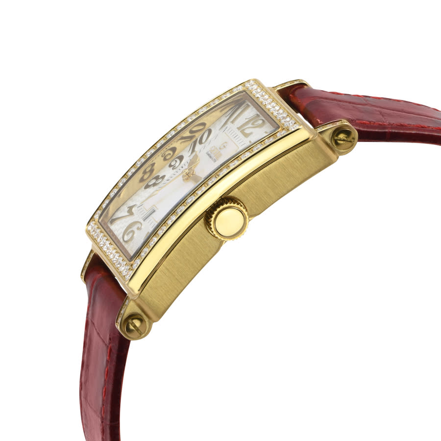 gevril avenue of americas mini diamond quartz ladies watch 7449yl gevril avenue of americas mini diamond quartz ladies watch 7449yl