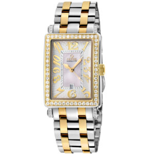 gevril avenue of americas mini diamond quartz ladies watch 7544ylb