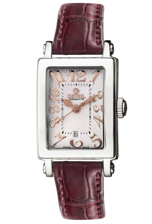 gevril avenue of americas white dial ladies watch 8045r gevril avenue of americas white dial ladies watch 8045r