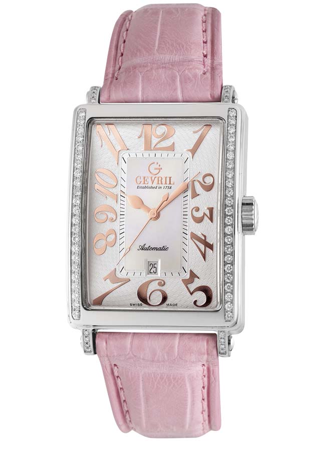 gevril glamour automatic ladies watch 6208re gevril glamour automatic ladies watch 6208re