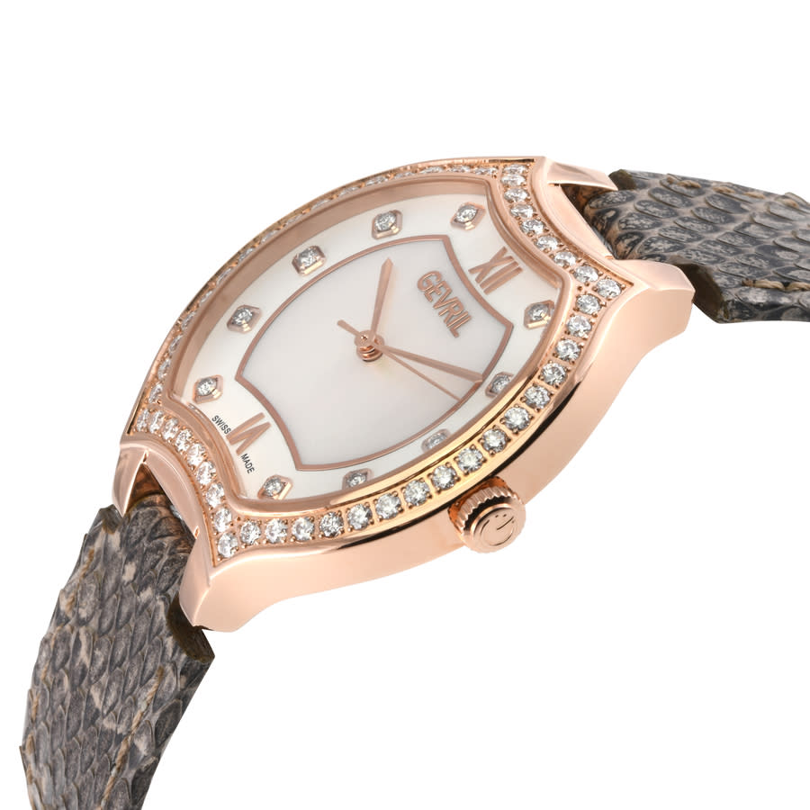 gevril lugano diamond mother of pearl dial ladies watch 11251 gevril lugano diamond mother of pearl dial ladies watch 11251