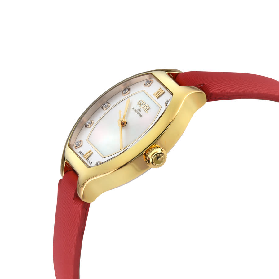 gevril lugano diamond mother of pearl dial ladies watch 14021.1 gevril lugano diamond mother of pearl dial ladies watch 14021.1